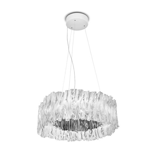 Slamp Accordéon LED-riippuvalaisin hopea, 2°700°K