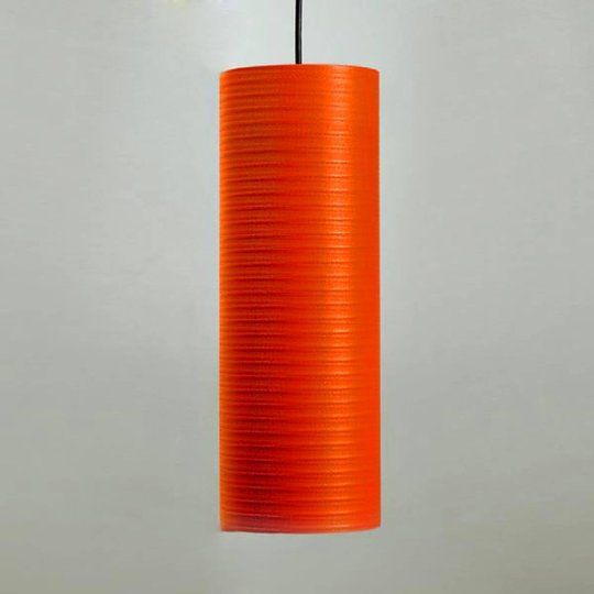 Tube-riippuvalaisin, 30 cm, punainen