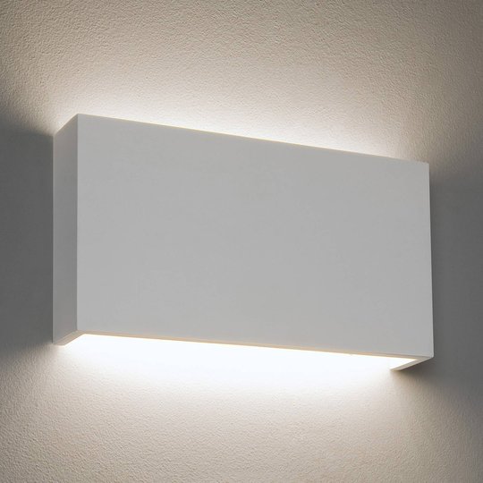 Astro Rio 325 -LED-seinäl., kipsiä 2°700 K, him.