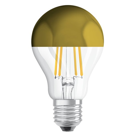 OSRAM-LED-lamppu E27 Mirror gold 7W 2 700 K