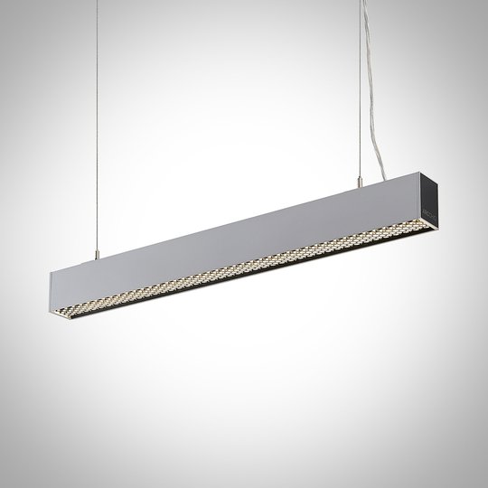 Arcchio Thores LED-riippuvalaisin 85cm hopea