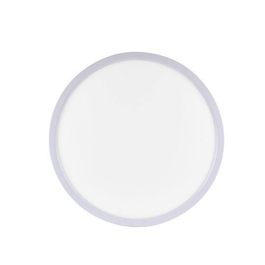 Flat-LED-kattovalaisin CCT, Ø 40 cm, valkoinen