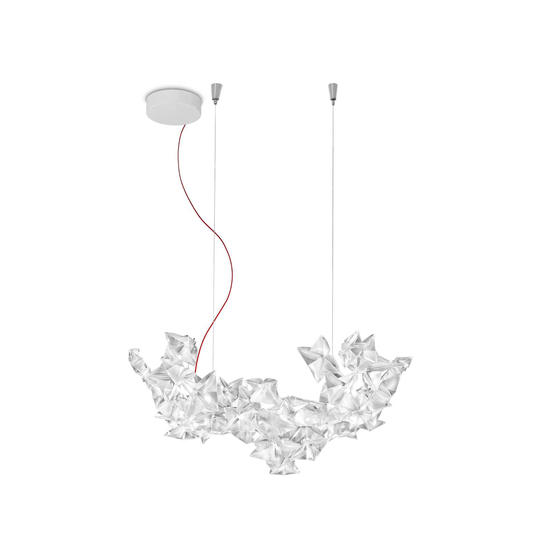 Slamp Hanami Suspension-riippuvalo, punainen johto