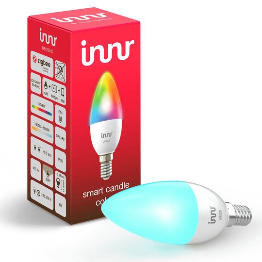 E14 6W LED-lamppu Innr Smart Candle Colour RGBW