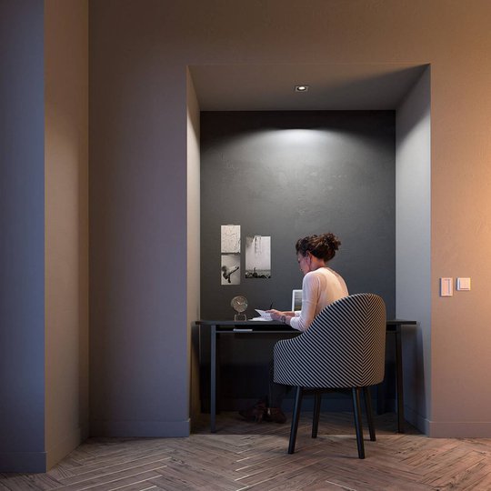Philips Hue Milliskin spotti kulmikas, alu