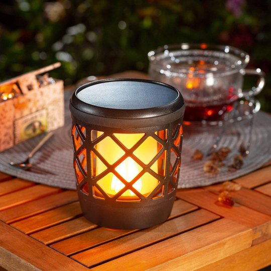 Solar-LED-koristevalaisin Multi Flame Light USB