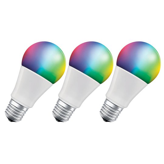 LEDVANCE SMART+ WiFi E27 9,5W Classic RGBW 3 kpl