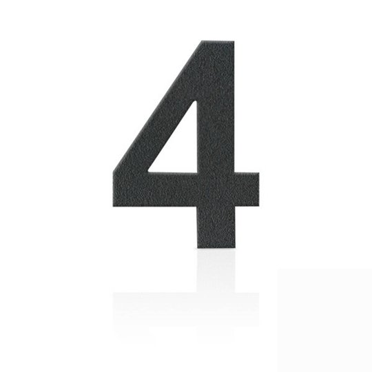 Ruostumaton teräs talonumero 4, grafiitinharmaa