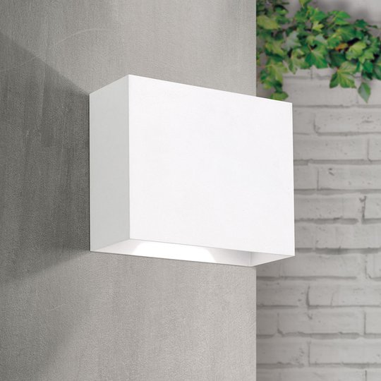 LED-ulkoseinälamppu Akzent, valkoinen