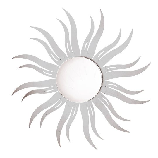 Auringonmuotoinen seinävalo Inka LED, lehtihopea