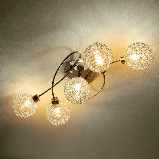 Leikkisä LED-kattovalaisin Ticino