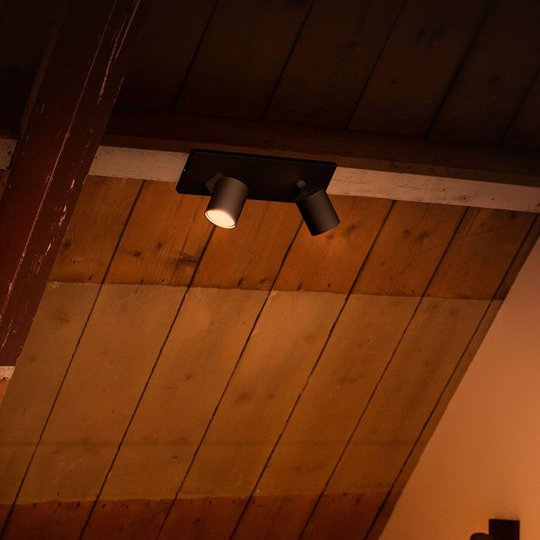 Philips Hue Runner 2 spottia musta