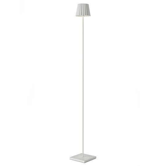 LED-lattiavalaisin Troll ulkokäyttöön, valkoinen