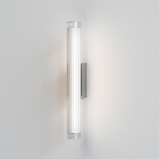 Astro io Wall -LED-seinävalaisin IP44 kromi 66,5cm