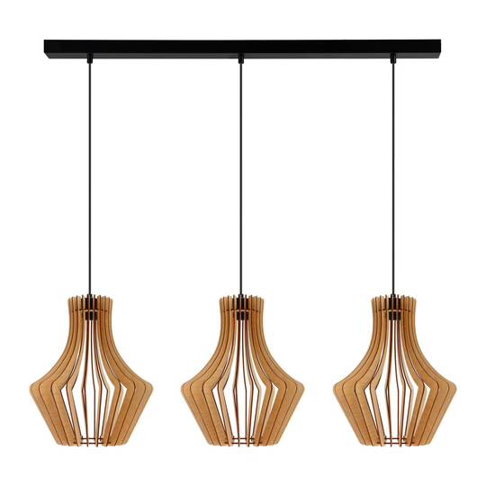 Envolight Floj -riippuvalo koivuvaneria, 3 lamppua