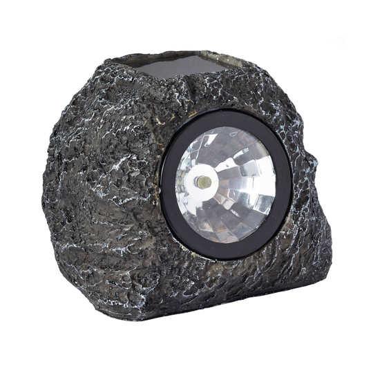 Rock-LED-kivi, aurinkokäyttöinen, 4 kpl