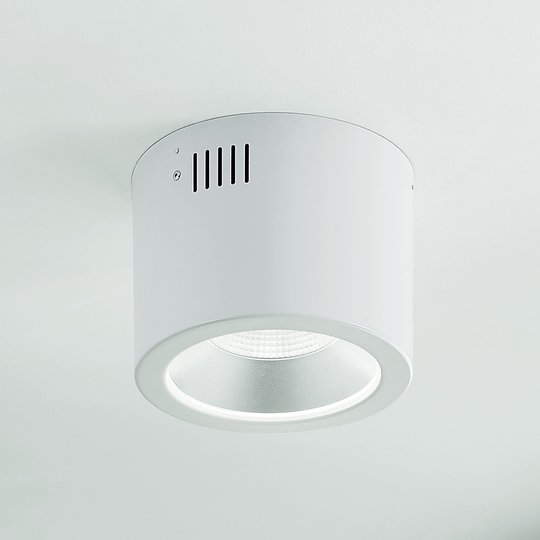 Arcchio Liddy -LED-alasvalo, valkoinen, Ø 17,7 cm