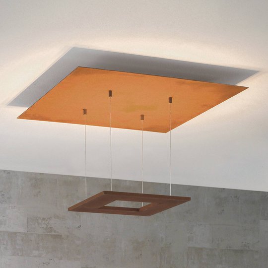 Escale Zen -LED-kattovalaisin, 60 cm, ruoste