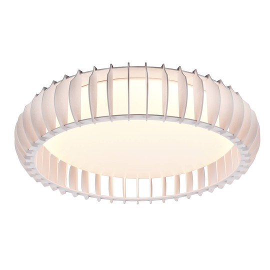 LED-kattovalaisin Monte, CCT, Ø 60 cm, valkoinen