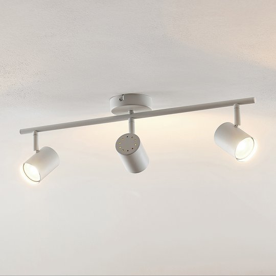 ELC Tomoki -LED-kohdevalo, valkoinen, 3-lamp.