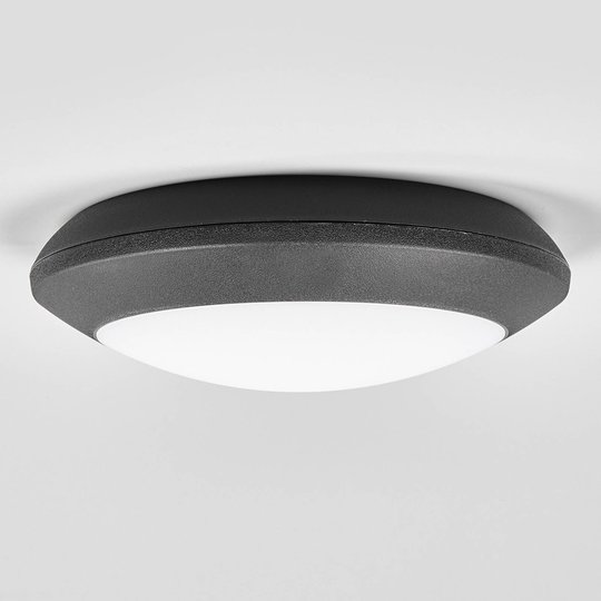LED-ulkokattovalaisin Berta, musta, CCT