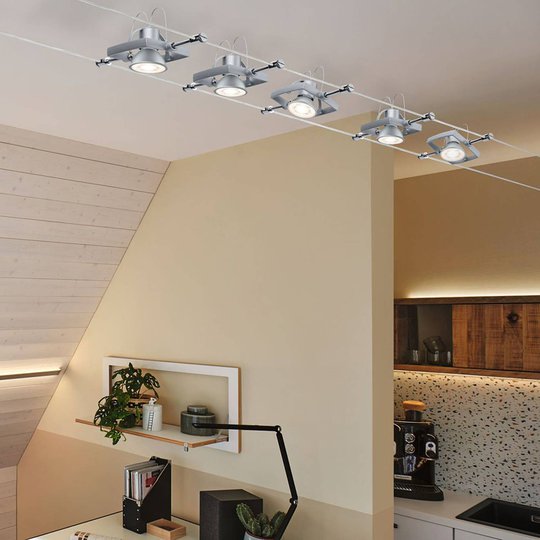 Paulmann-LED-heljastin GU5,3 6,5W 827 kromi