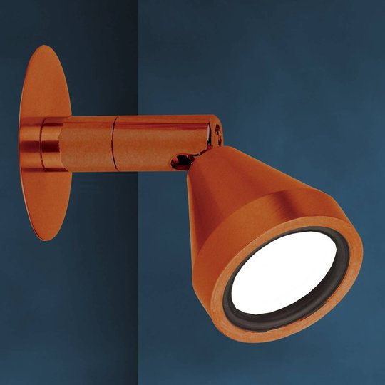 Pronssinvärinen LED-seinäspotti MINI, antiikki
