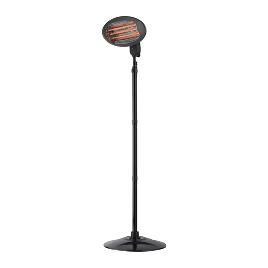 Glow-pystylämmitin, IP34, 650W/1350W/1500W