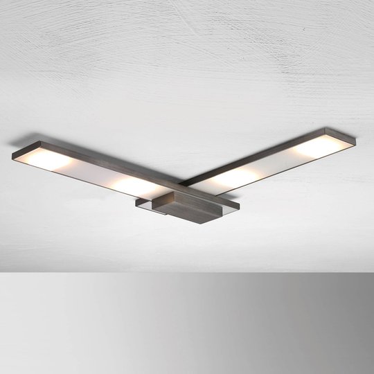 Hienostunut LED-kattovalaisin Slight, antrasiitti