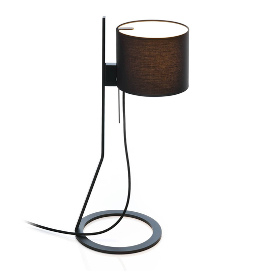 Steng Licht Loft -LED-pöytälamppu, kastanja/musta