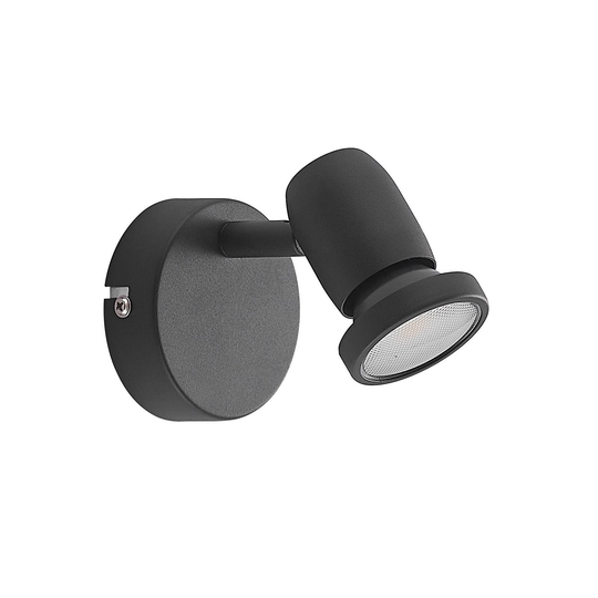 ELC Simano -LED-kohdevalaisin, musta, 1-lamppuinen