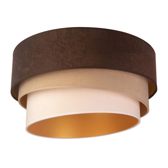 Kattovalaisin Devon, ruskea/beige/ecru/kulta Ø45cm