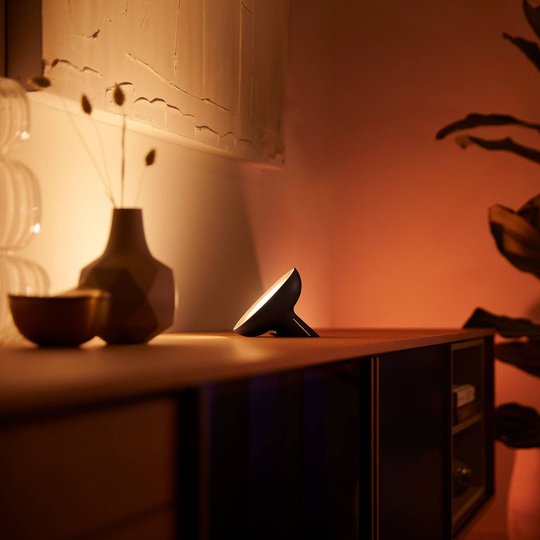 Philips Hue Bloom -pöytälamppu musta white & color