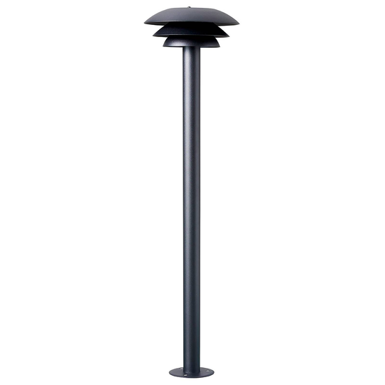 Dyberg Larsen DL20 Outdoor -pollari, musta Ø 20 cm