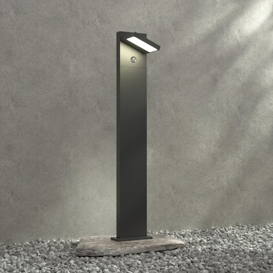 LED-pollarivalaisin Silvan, 100 cm, liikkeentunn.