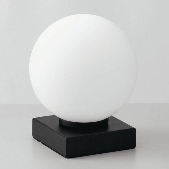 Pöytävalaisin Enoire musta ja valkoinen, 1-lamp.