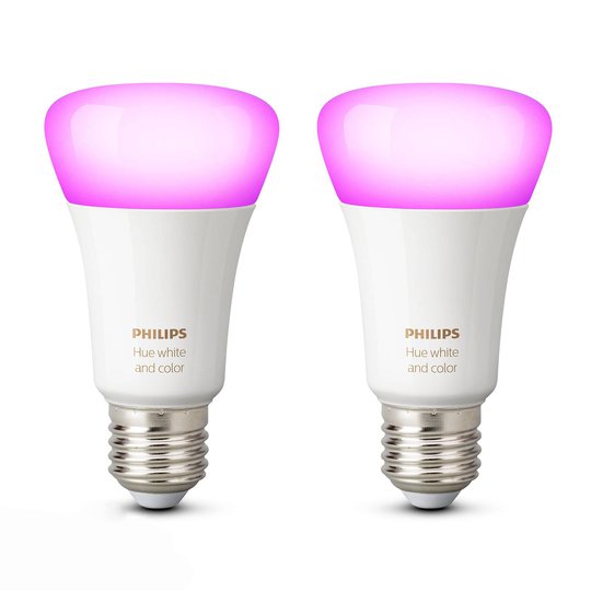 Philips Hue White & Color Ambiance 9W E27, 2 kpl