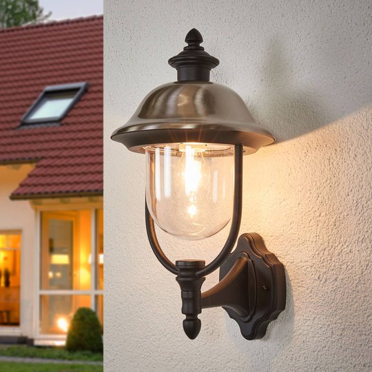 Ulkoseinävalaisin PARMA ruostumat teräshattu pysty