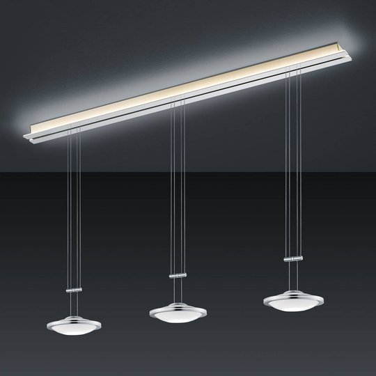 BANKAMP Strada Saturno riippuvalo 3-lamp., 155 cm