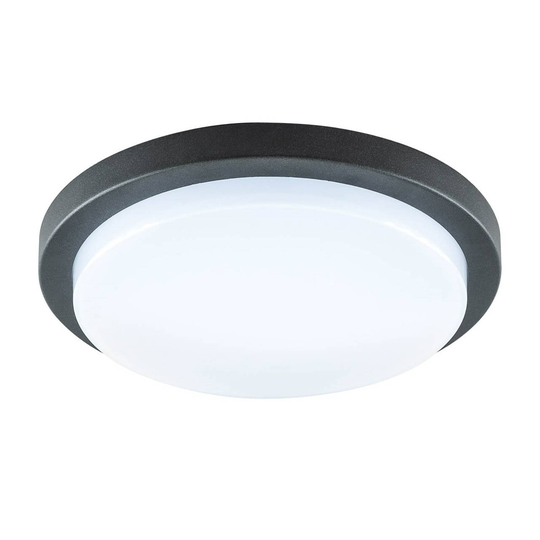 EVN Tectum -LED-ulkokattovalo pyöreä, Ø 24,6 cm
