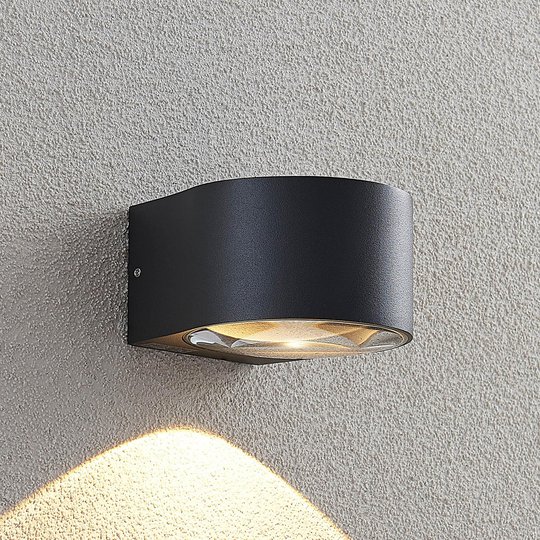 Lucande Astrida -LED-ulkoseinävalaisin, 1-lamp.
