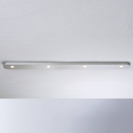 Bopp Close LED-kattovalaisin, 4-lamppuinen, alu.