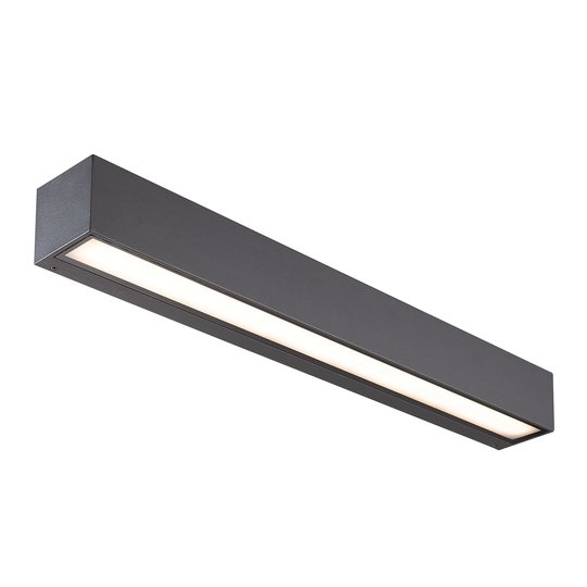 Lucande Lengo-LED-seinävalo 50cm grafiitti 1 lamp.