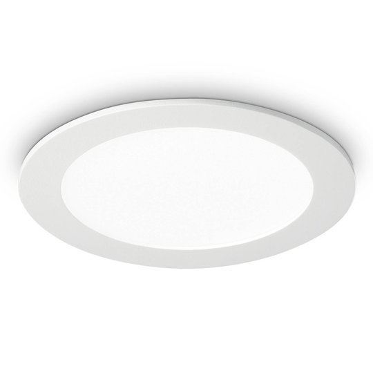 LED-kattouppovalaisin Groove round 3 000 K, 22,7cm