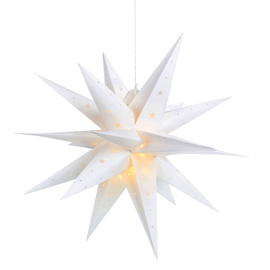LED-tähti Vectra 3D ulkotiloihin, Ø 60 cm