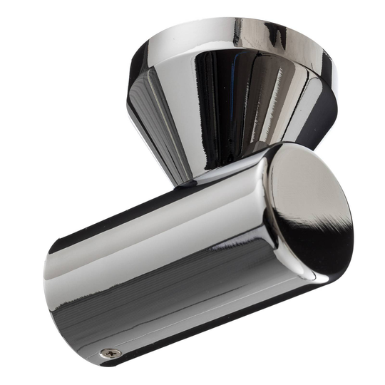 LED-seinävalaisin Key, 1-lamppuinen, kromi