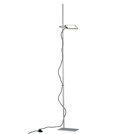 LED-lattiavalaisin Book, harmaa