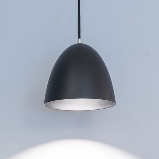 LED-riippuvalaisin Eas, Ø 24 cm, 3 000 K, musta