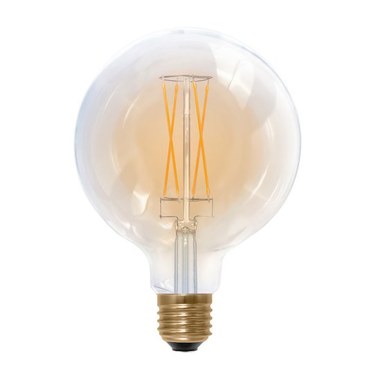 LED-globe-lamppu E27 G125 6W 2 000K 325 lm kulta
