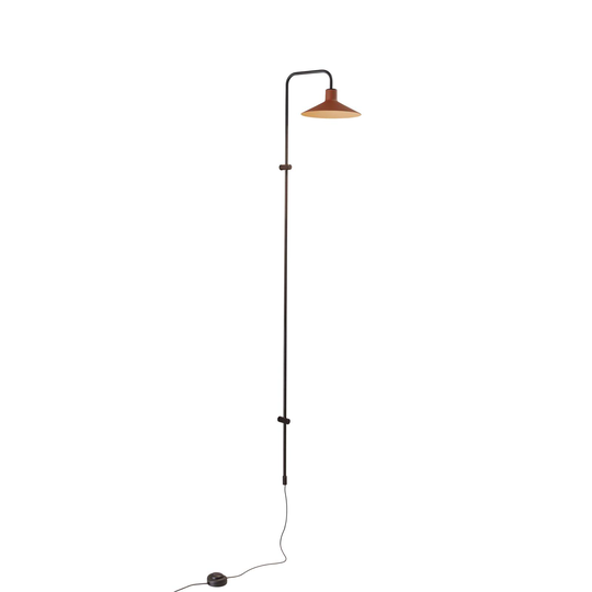 Bover Platet A05 -LED-seinävalo, himmennin, terra